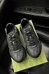 Кожаные кроссовки Gucci GG Rhyton - Grey