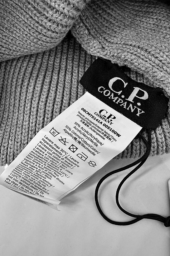 Шапка C.P. Company Single Lens - Light Grey