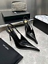 Женские кожаные туфли на каблуке Yves Saint Laurent premium