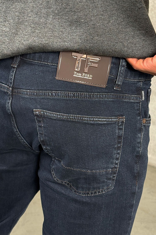 Мужские тёмно-синие джинсы Tom Ford