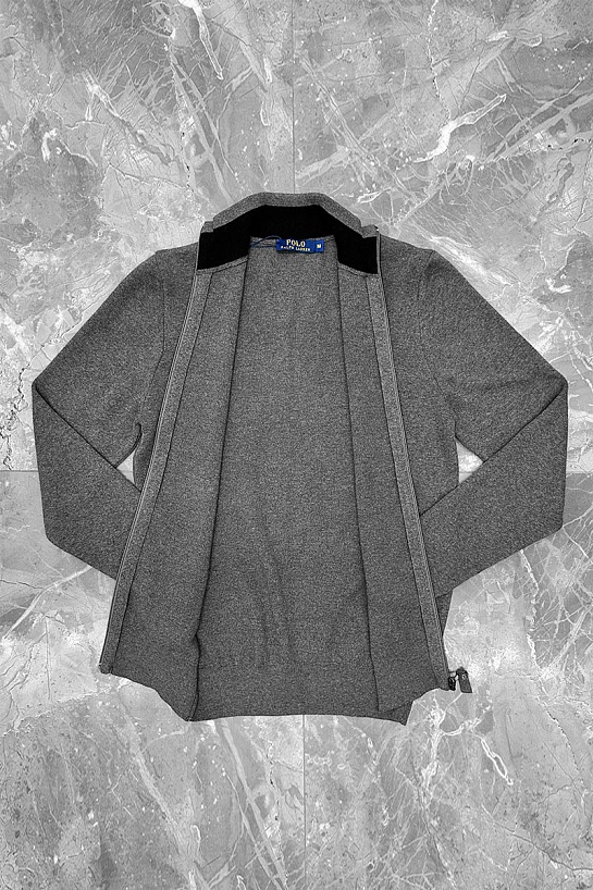 Мужская тёмно-серая кофта Роlо Ralрh Lаurеn pony-embroidered