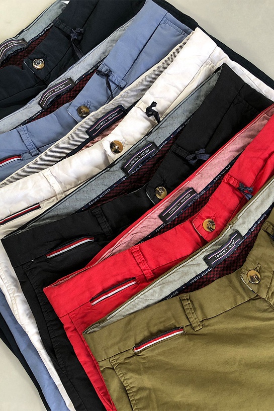 Мужские голубые шорты Tommy Hilfiger