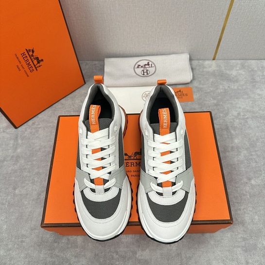 Мужские кроссовки Hermes Leader - White