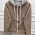 Кофта на молнии Brunello Cucinelli logo-embroidered - Brown