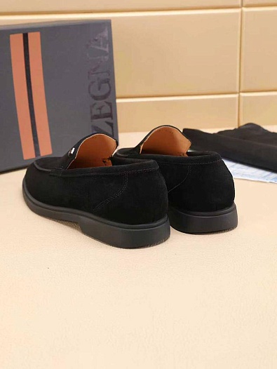 Мужские замшевые лоферы Ermenegildo Zegna   