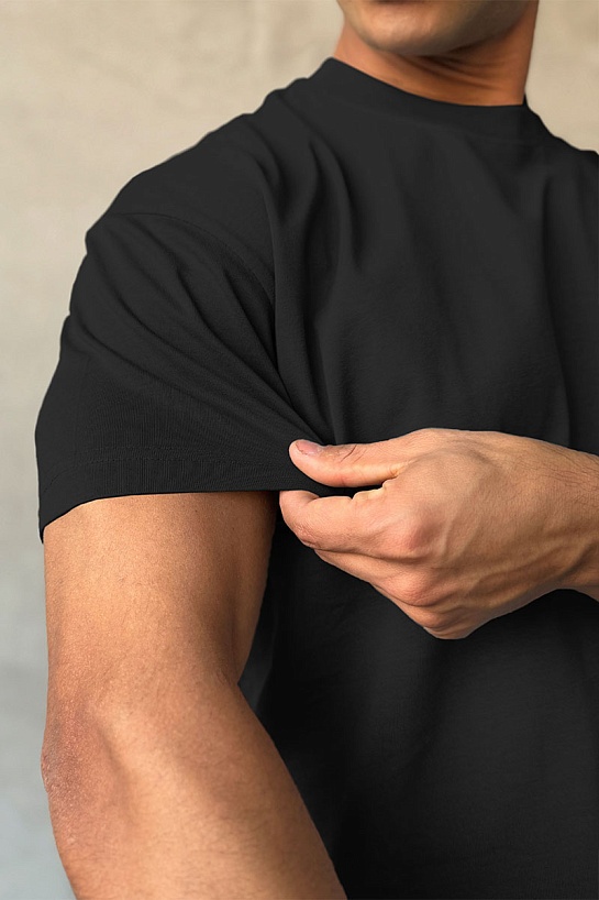 Мужская футболка Dior logo-embroidered - Black