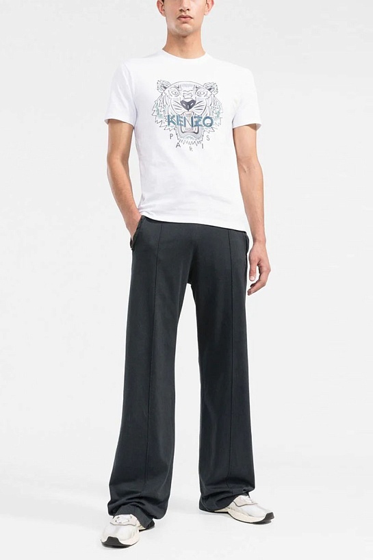 Футболка белого цвета Kenzo Tiger print