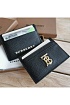 Кожаный кардхолдер Burberry logo-plaque 10.4x7.5 см