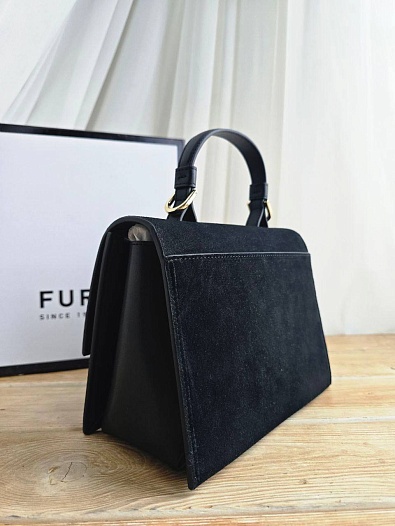 Замшевая сумка Furla Eclisse S 21x17 см   