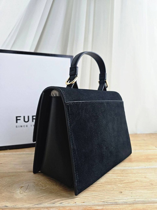Замшевая сумка Furla Eclisse S 21x17 см