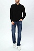 Чёрное поло с длинным рукавом Tommy Hilfiger
