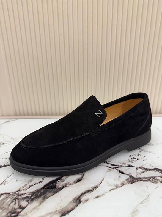 Мужские замшевые лоферы Ermenegildo Zegna