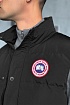Жилет чёрного цвета Canada Goose logo-patch