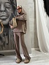 Женский бежевый костюм Yves Saint Laurent premium