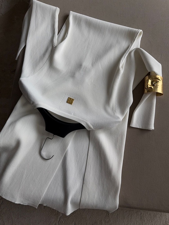 Женское белое платье Schiaparelli