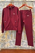 Бордовая кофта на молнии Dolce & Gabbana premium