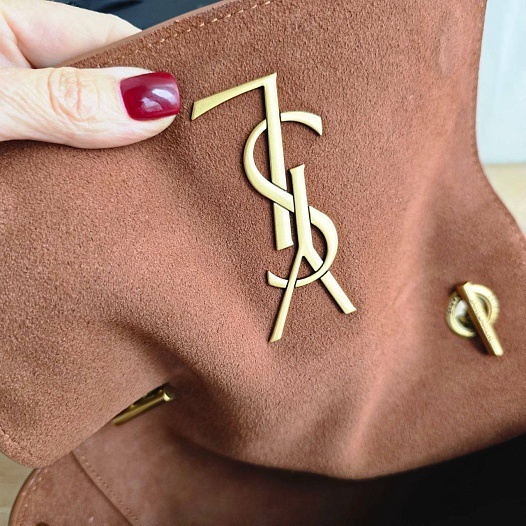 Замшевая сумка Yves Saint Laurent Kate 25x14 см   