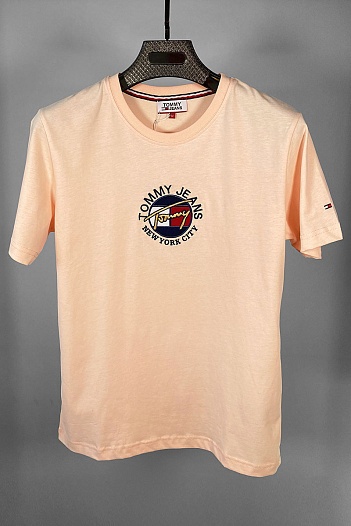 Мужская бежевая футболка Tommy Hilfiger   