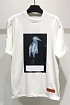 Белая оверсайз футболка Heron Preston Blurry Heron