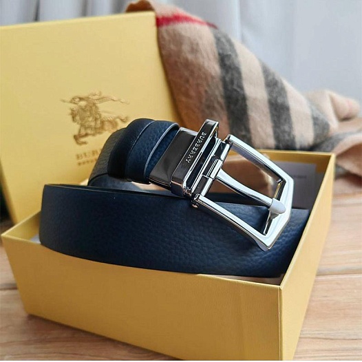 Двусторонний кожаный ремень Burberry   