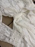 Женское кружевное платье белого цвета Zimmermann premium