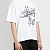 Белая футболка Off-White c/o Virgil Abloh graffiti-print