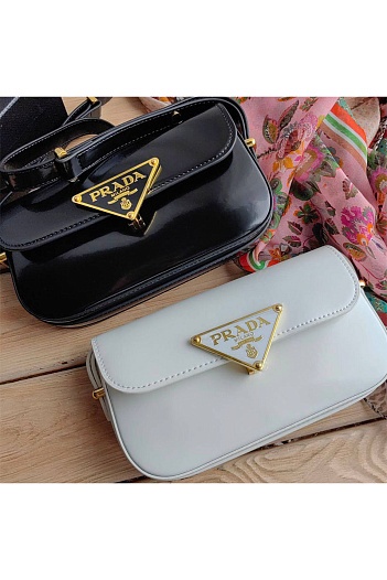 Кожаная сумка-клатч Prada 19x10 см (2 расцветки)   
