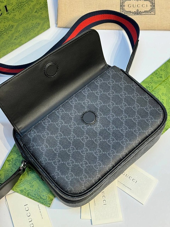Кожаная сумка Gucci GG Monogram Premium 24x19x7 см