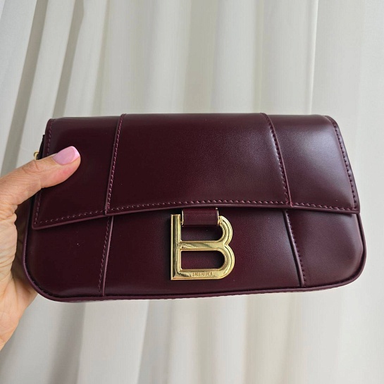 Кожаная сумка Balenciaga Hourglass 22x13 см