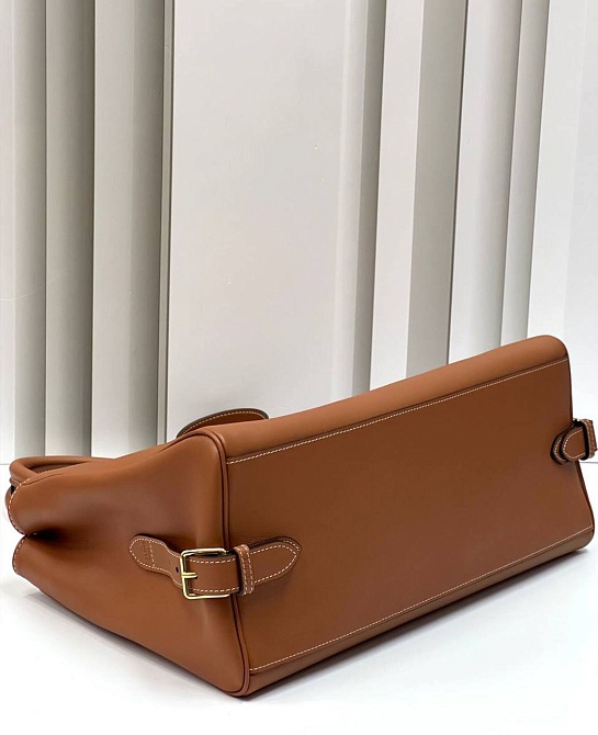 Женская сумка Celine Appoline Medium Premium 37.5x22x16 см - Brown