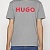 Мужская футболка Hugo Boss серого цвета