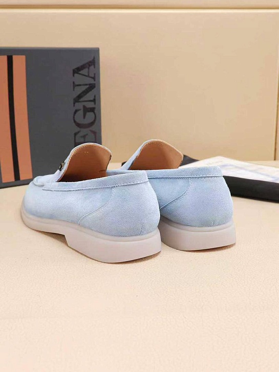 Мужские замшевые лоферы Ermenegildo Zegna