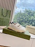 Женские кроссовки Gucci Premium - White / Brown