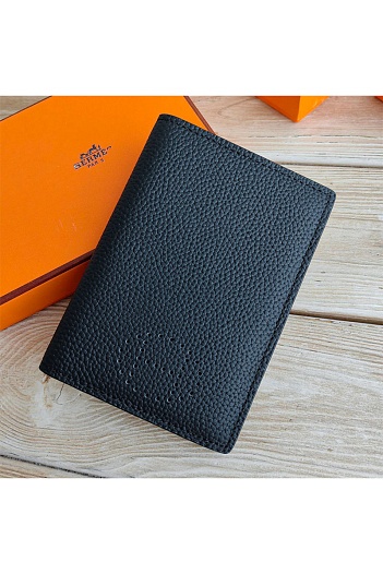 Кожаная обложка на паспорт Hermes 10х14 см   