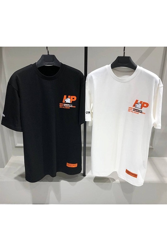 Мужская оверсайз футболка Heron Preston Eagle - Black