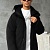 Чёрный пуховик Canada Goose Sanford logo-patch