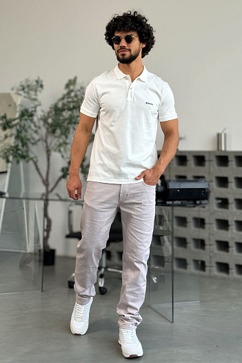 Мужские светло-бежевые джинсы Jacob Cohen    