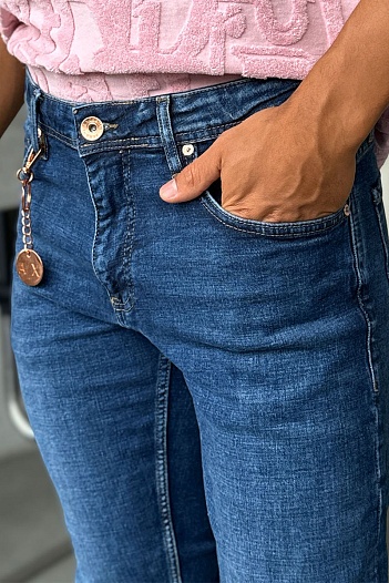 Синие джинсы Armani Exchange Slim Fit   