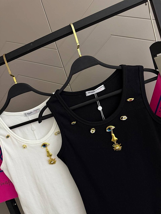 Женская майка Schiaparelli premium - Black