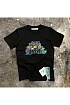 Чёрная футболка Off-White Graff Pupp Over Skate