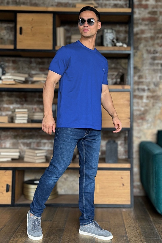 Мужская футболка Dolce & Gabbana Premium - Color Blue