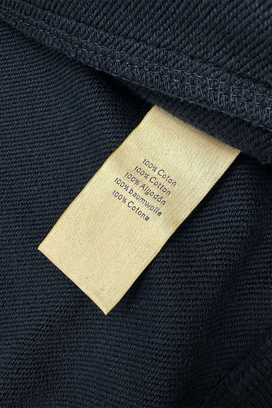 Тёмно-синяя кофта на молнии Hermes