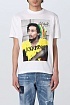 Белая оверсайз футболка Dsquared2 Bob Marley