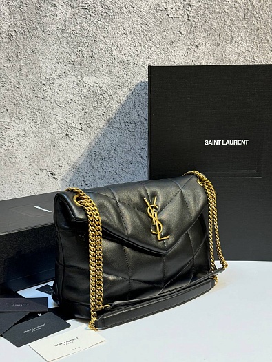 Кожаная сумка Yves Saint Laurent LouLou premium 28x17x9 см   