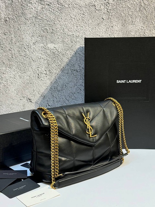Кожаная сумка Yves Saint Laurent LouLou premium 28x17x9 см