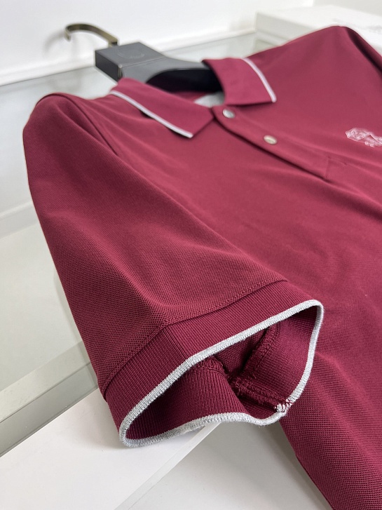 Мужское красное поло Brunello Cucinelli premium