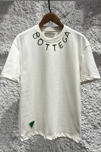 Белая оверсайз футболка Bottega Veneta   