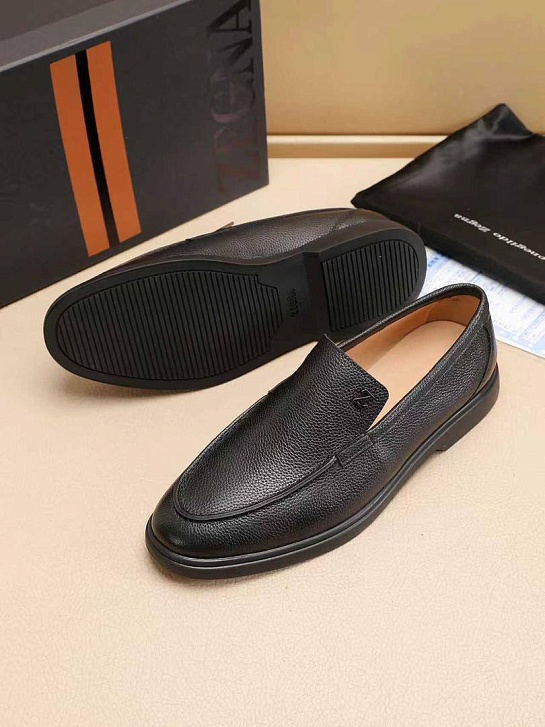 Мужские кожаные лоферы Ermenegildo Zegna