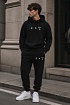 Мужская чёрная кофта Off-White Blue Marker