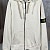 Бежевая кофта на молнии Stone Island compass-patch